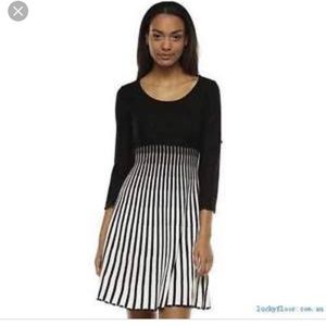 Dana Buchman Sweater Dress, 3/4 Sleeves,  S